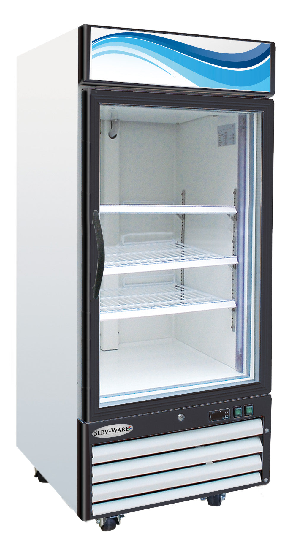 Serv-Ware GR16-HC Glass Door Merchandiser Refrigerator