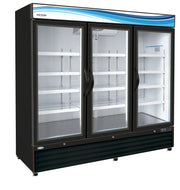 Serv-Ware GR72B-HC Glass Door Merchandiser Refrigerator
