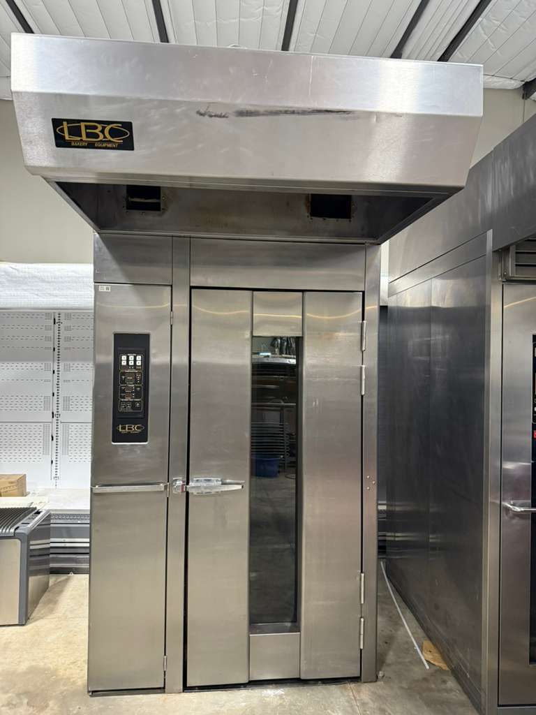 Used LBC LRO-1G Gas Rotating Rack Oven