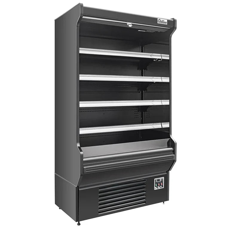 Coldline SOCD-51-B Coldline SOCD-51-B 51" Black Deep Refrigerated Air Curtain Merchandiser commercial restaurant equipment