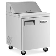 Coldline SP27 Coldline SP27 27" Bain Marie Sandwich Prep Table - 6 Pans commercial restaurant equipment