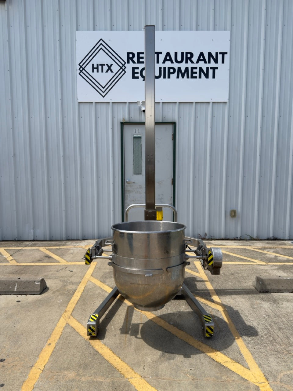 Savage Bros 0712SS stainless steel hydraulic mixer bowl lift for commercial bakery and food production