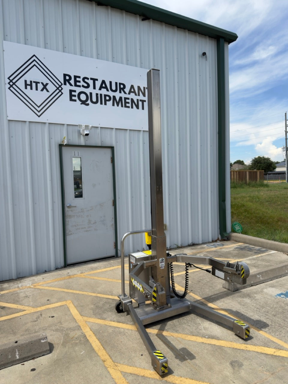 Savage Bros LifTILTruk Model C pendant controls for hydraulic lifting and powered tilt