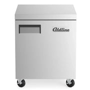 Coldline UC-27F Coldline UC-27F 27” Undercounter Work Top Freezer - 6.3 Cu. Ft. commercial restaurant equipment