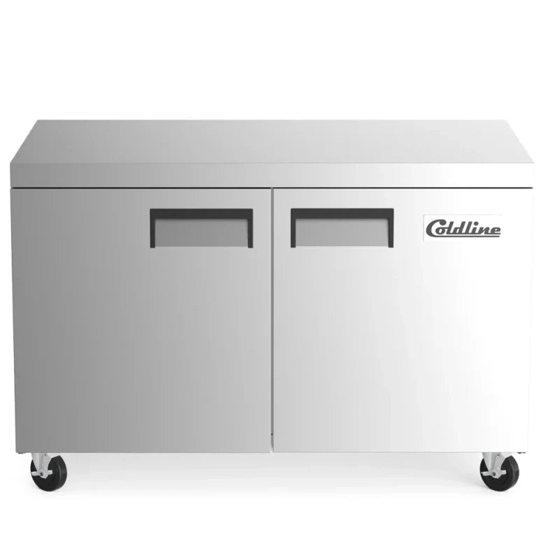 Coldline UC-48F Coldline UC-48F 48” Undercounter Work Top Freezer - 12 Cu. Ft commercial restaurant equipment