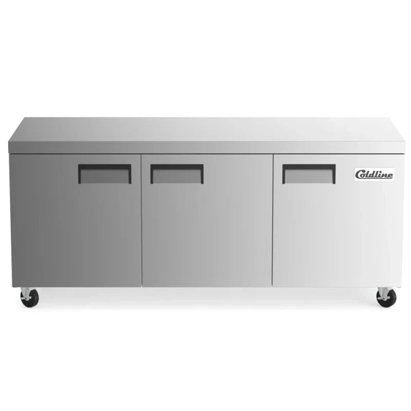 Coldline UC-72R Coldline UC-72R 72” Undercounter Work Top Refrigerator - 15.5 Cu. Ft. commercial restaurant equipment