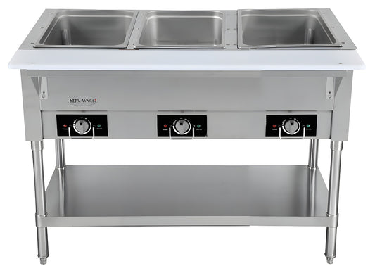 3 Pan Electric Hot Food Table