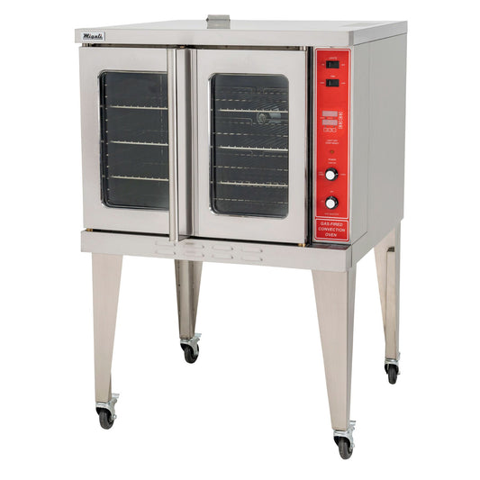 Migali - C-C01-NG, Commercial 38" Single Convection Oven Natural Gas BTU's 46,000