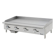 Migali C-G48 48″ Manual Gas Griddle – 120,000 BTU (4 Burners)