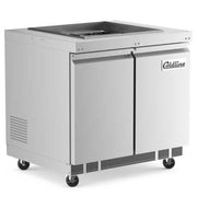 Coldline CBT-36 Coldline CBT-36 36" Stainless Steel Refrigerated Salad Bar, Buffet Table commercial restaurant equipment