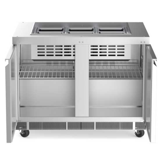 Coldline CBT-48 Coldline CBT-48 48" Stainless Steel Refrigerated Salad Bar, Buffet Table commercial restaurant equipment