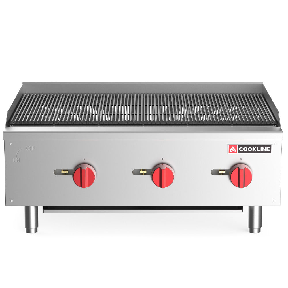 Cookline CCB-36 36.00" Commercial Radiant Charbroiler - 90000 BTU