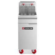 Cookline CF40-LP 15.50" 40 lb. Commercial Deep Fryer (Liquid Propane) - 90000 BTU