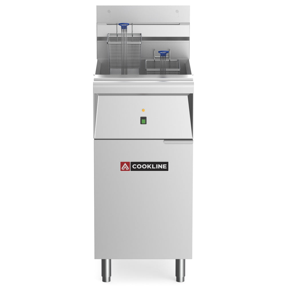 Cookline CF-40E-208-3 15.75" 40 lb. Commercial Deep Fryer