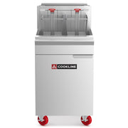 Cookline CF75-NG 21.10" 75 lb. Commercial Deep Fryer (Natural Gas) - 150000 BTU