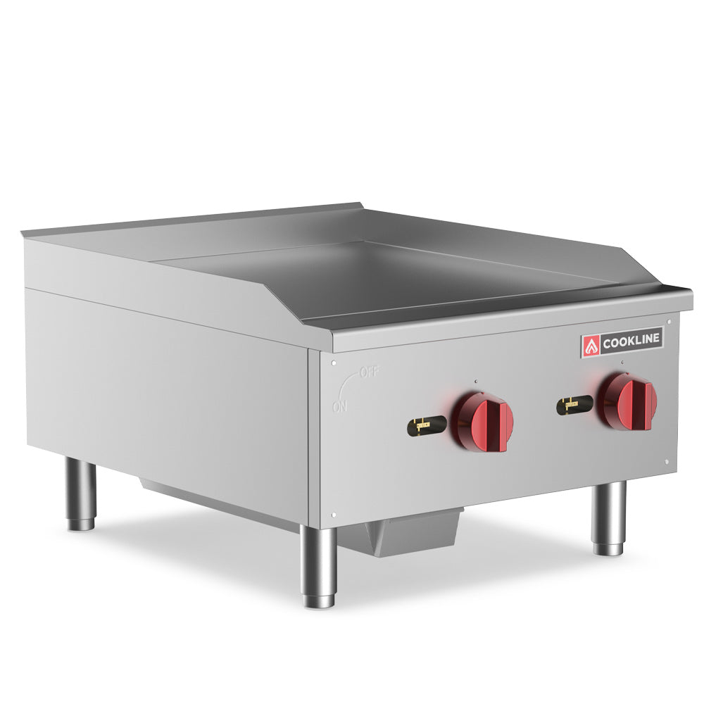 Cookline CGG-24M 24.00" Commercial Countertop Griddle - 60000 BTU