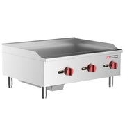 Cookline CGG-36T-HD 36" Commercial Countertop Griddle - 90000 BTU