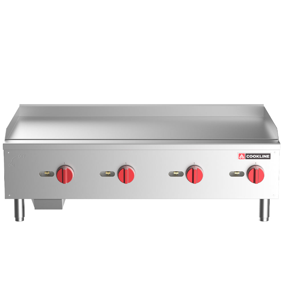 Cookline CGG-48T-HD 48" Commercial Countertop Griddle - 120000 BTU