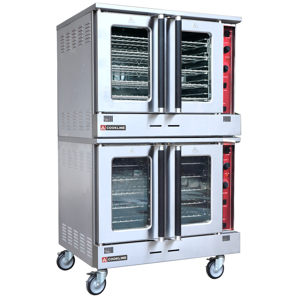 Cookline CV100-DBL 38.11" Commercial Oven (Natural Gas) - 120,000 BTU
