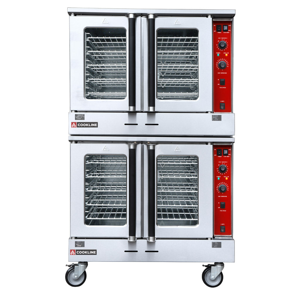 Cookline CV100-DBL 38.11" Commercial Oven (Natural Gas) - 120,000 BTU