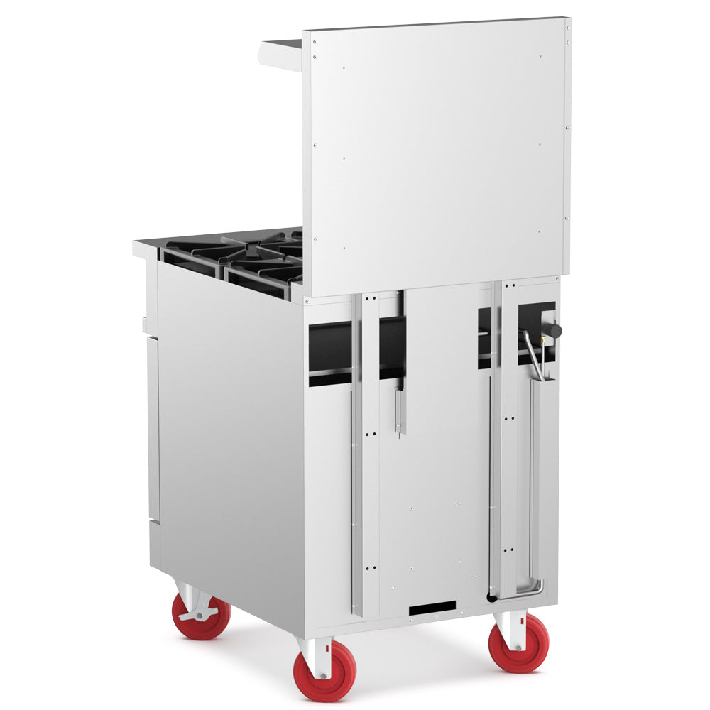 Cookline CR24-4-NG 24.00" Commercial Gas Range (Natural Gas) - 151000 BTU