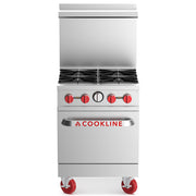 Cookline CR24-4-LP 24.00" Commercial Gas Range (Liquid Propane) - 151000 BTU