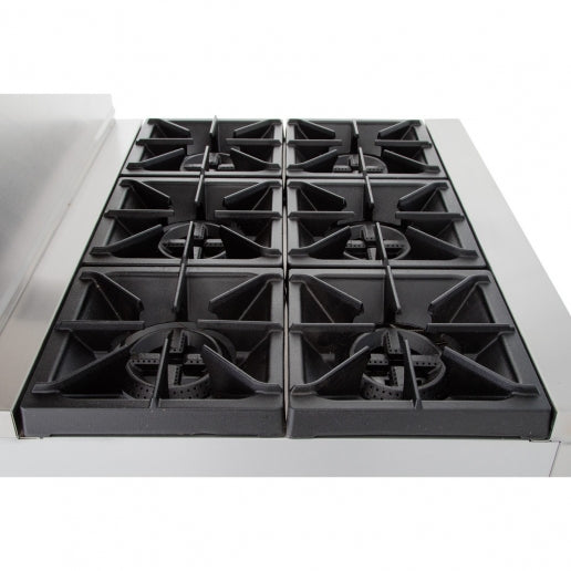 Cookline CR36-6-NG 36.00" Commercial Gas Range (Natural Gas) - 211000 BTU