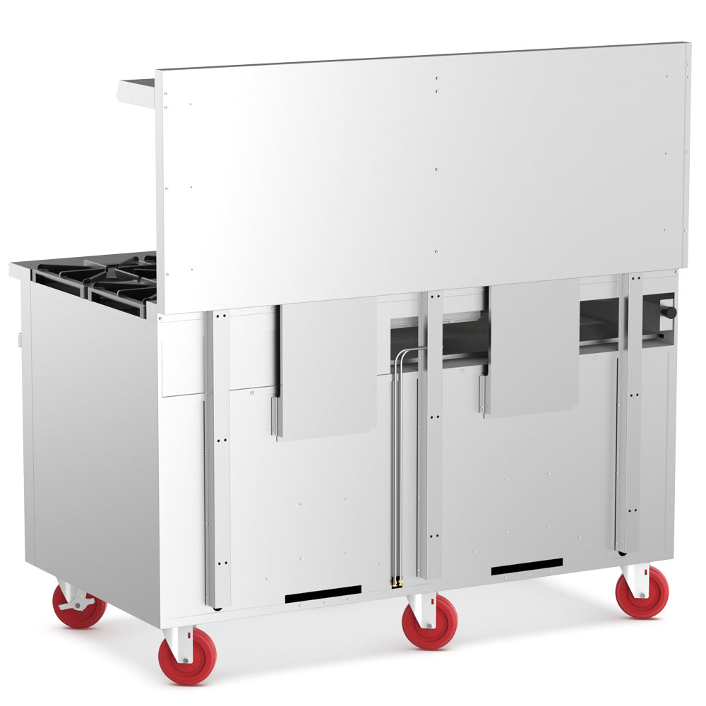 Cookline CR60-10-LP 60.00" Commercial Gas Range (Liquid Propane) - 362000 BTU