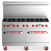 Cookline CR60-10-NG 60.00" Commercial Gas Range (Natural Gas) - 362000 BTU