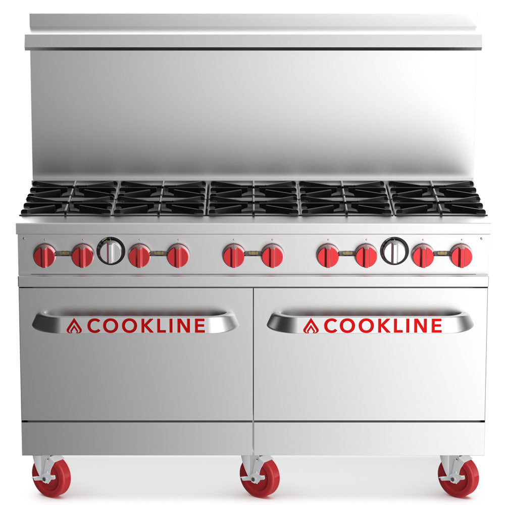 Cookline CR60-10-LP 60.00" Commercial Gas Range (Liquid Propane) - 362000 BTU
