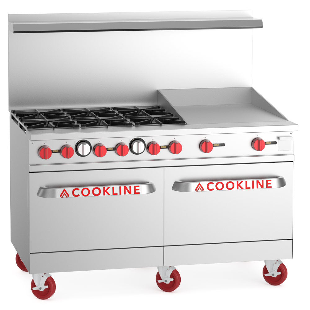 Cookline CR60-24G-LP 60.00" Commercial Gas Range (Liquid Propane) - 282000 BTU