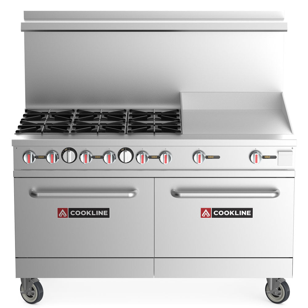 Cookline CR60-24G-NG 60.00" Commercial Gas Range (Natural Gas) - 282000 BTU