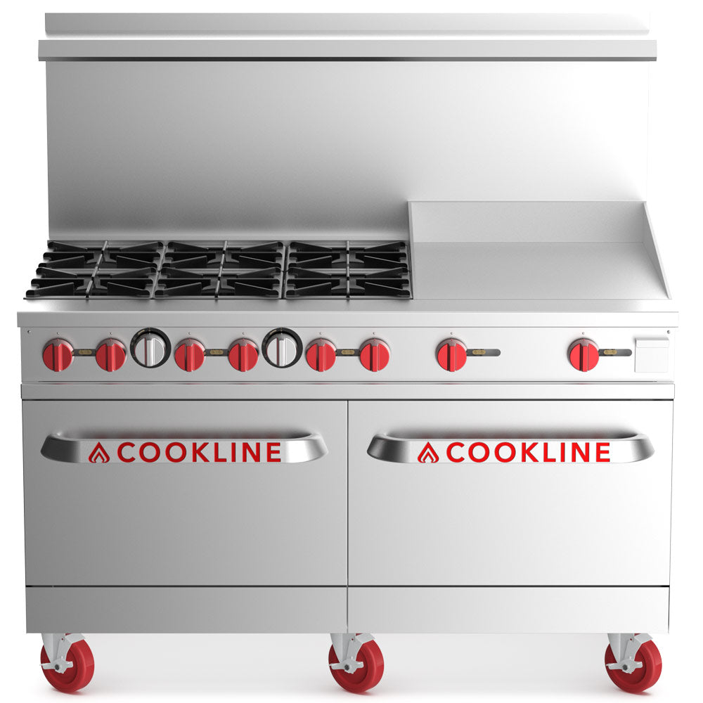 Cookline CR60-24G-NG 60.00" Commercial Gas Range (Natural Gas) - 282000 BTU