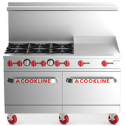 Cookline CR60-24G-NG 60.00" Commercial Gas Range (Natural Gas) - 282000 BTU