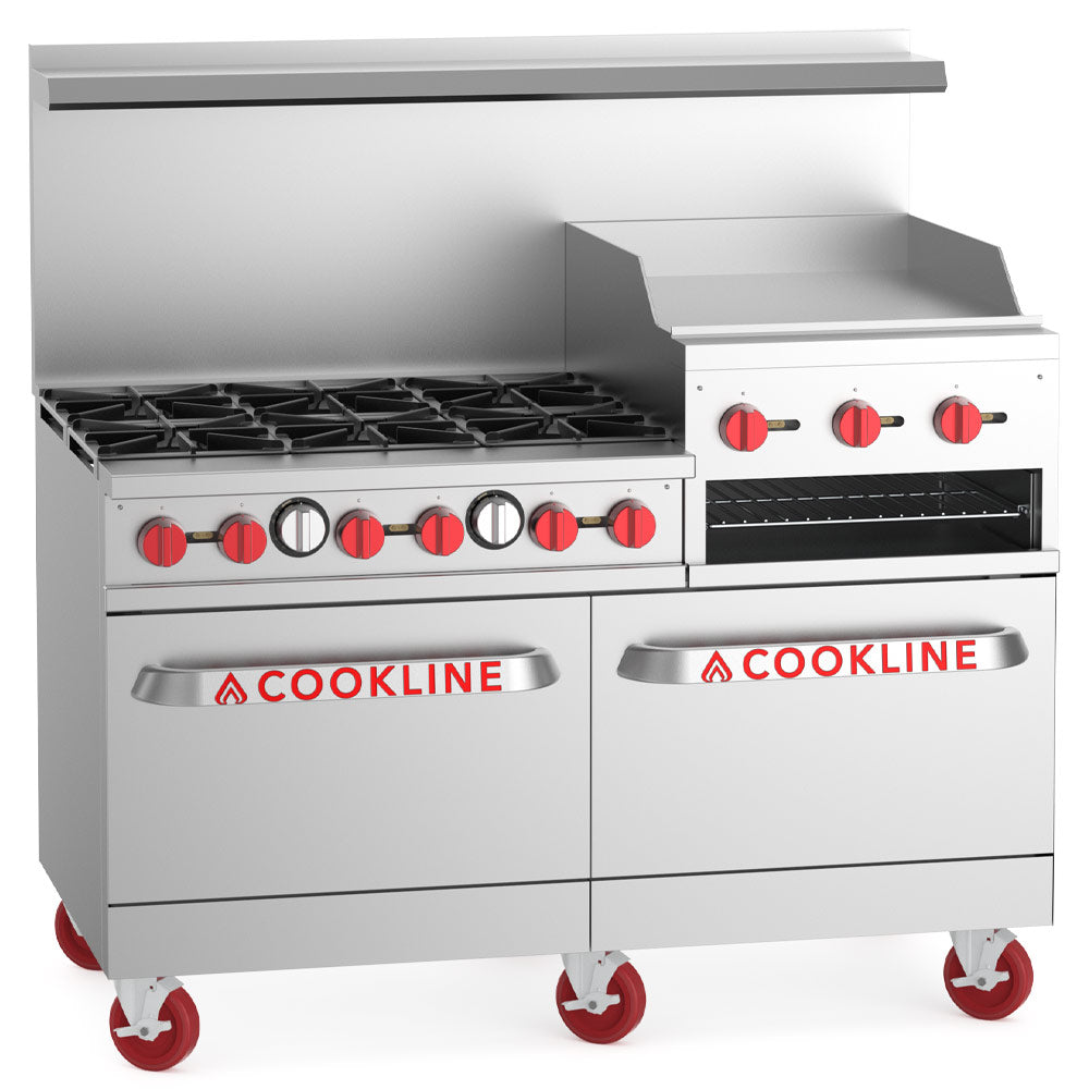 Cookline CR60-24RG-LP 60.00" Commercial Gas Range (Liquid Propane) - 278000 BTU
