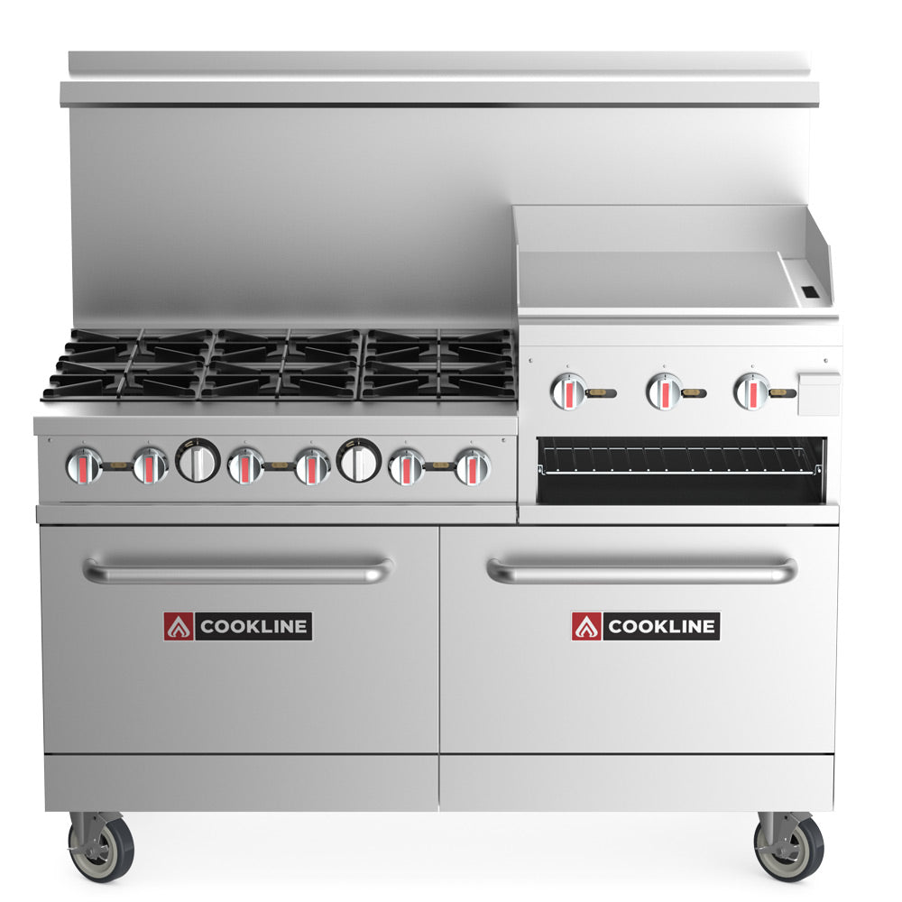 Cookline CR60-24RG-LP 60.00" Commercial Gas Range (Liquid Propane) - 278000 BTU