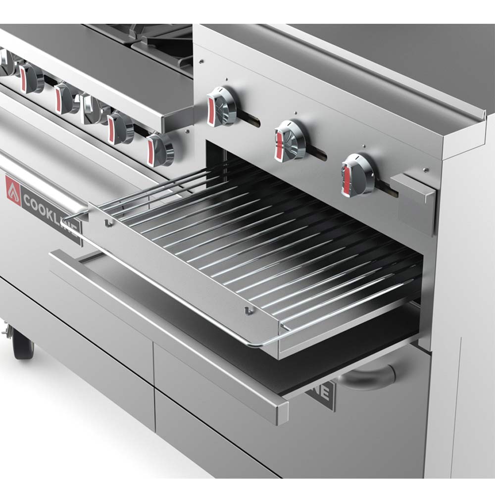 Cookline CR60-24RG-LP 60.00" Commercial Gas Range (Liquid Propane) - 278000 BTU