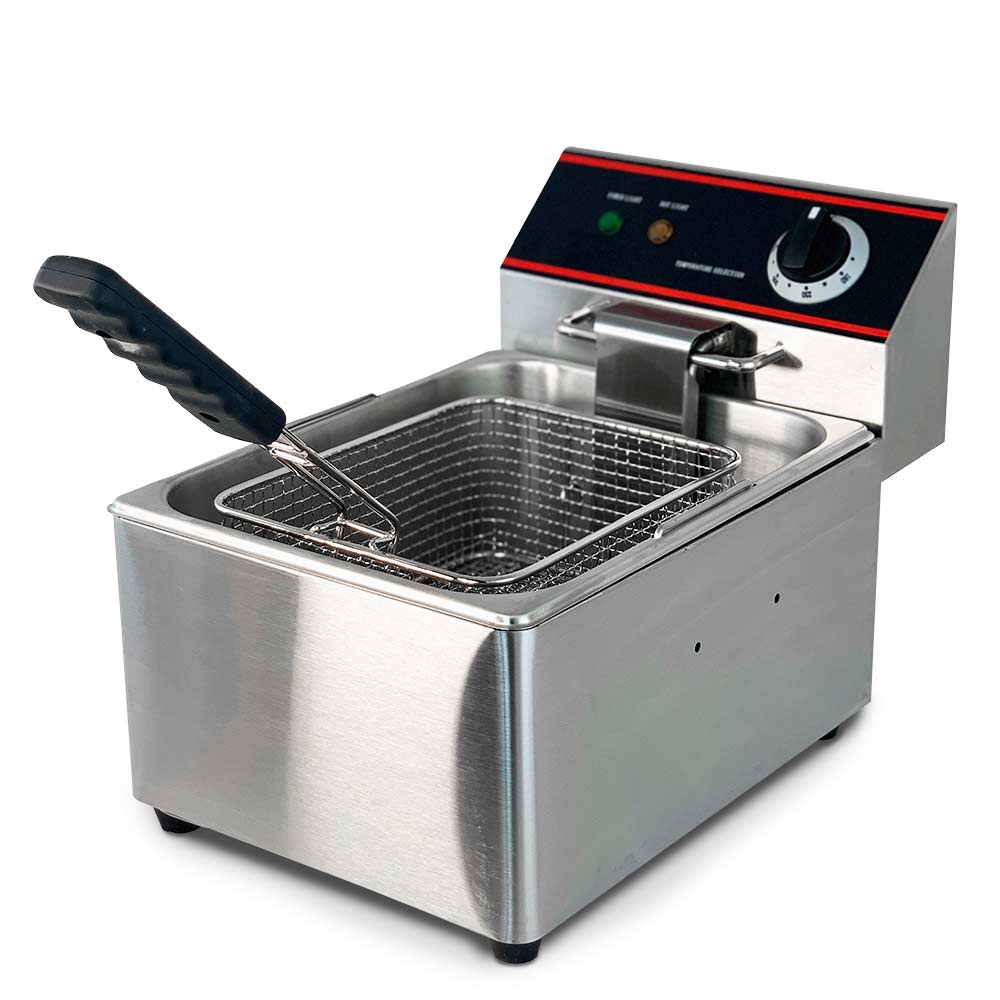 Cookline DF15-1-120 10.40" 15 lb. Commercial Deep Fryer