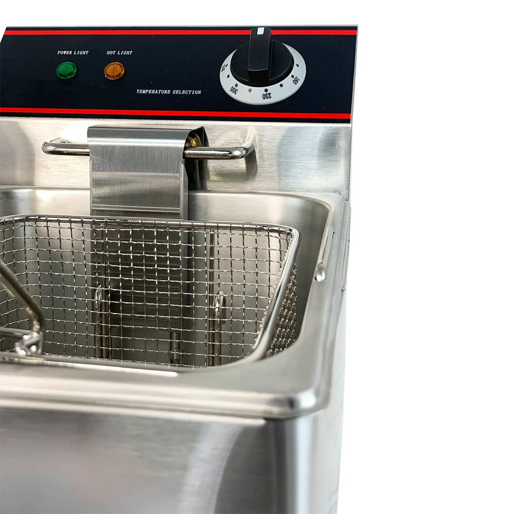 Cookline DF15-1-120 10.40" 15 lb. Commercial Deep Fryer