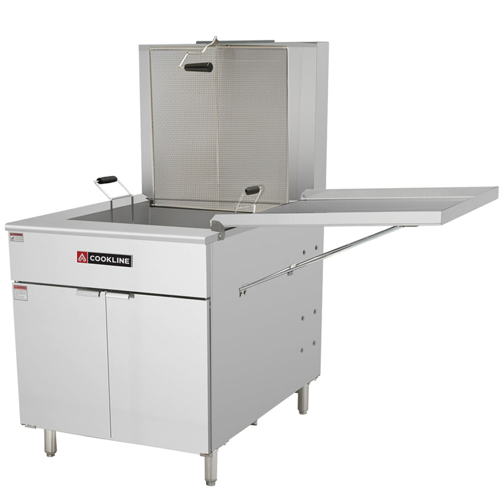 Cookline DOF-125 23.62" 125 lb. Commercial Deep Fryer - 90000 BTU