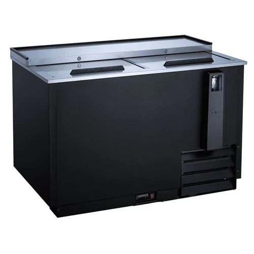 Coldline BBC-50 Coldline BBC-50 50" Horizontal Reach-In Black Bottle Cooler - 13 Cu. Ft. commercial restaurant equipment