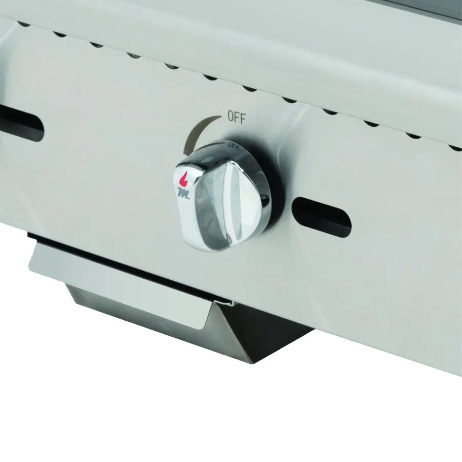 Migali C-G36 36" Countertop Manual Gas Griddle, 3/4" Smooth Steel Plate, 90.000 BTU