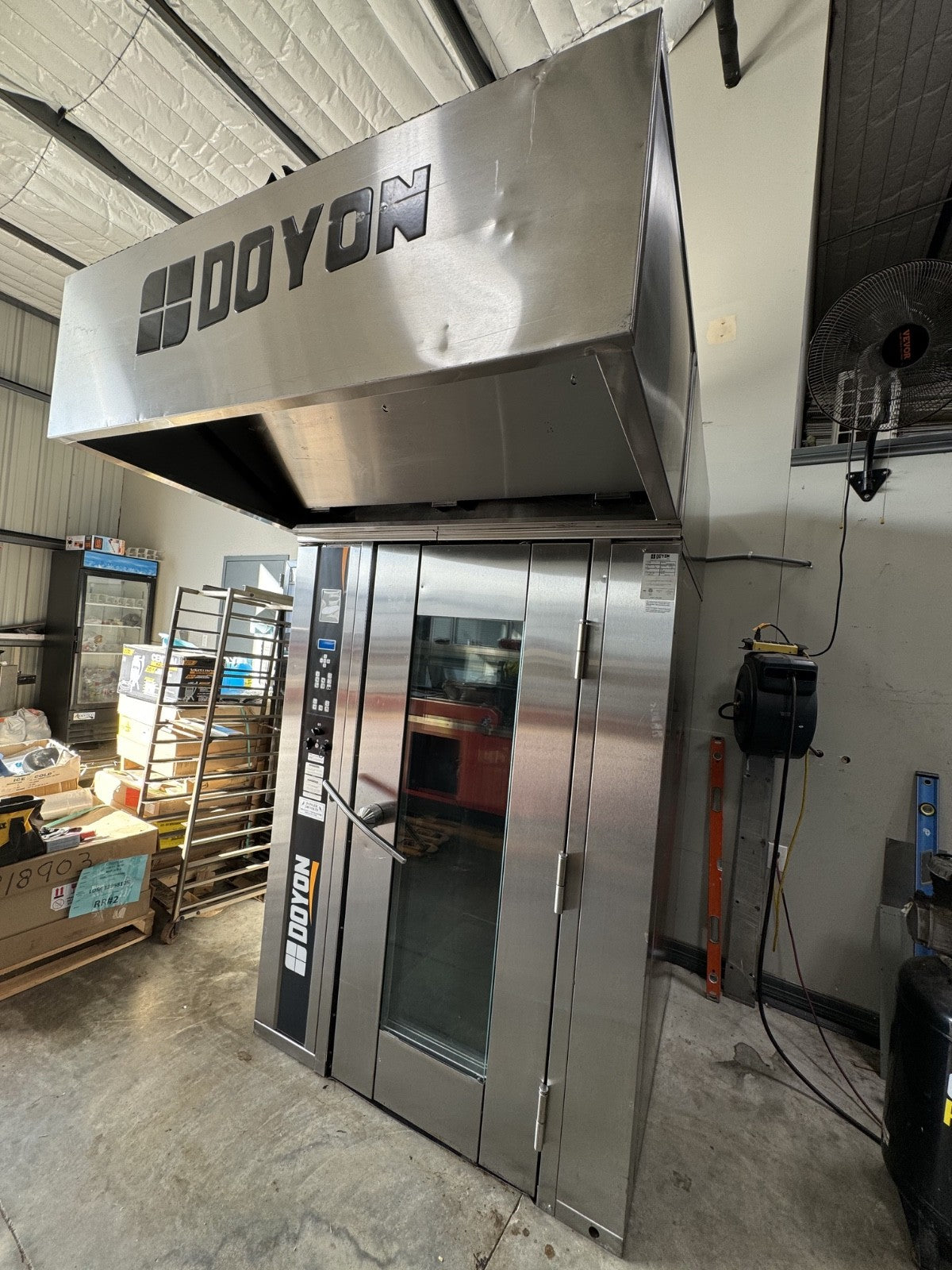 Doyon single rack electric oven 2018 mint conditions 480V 3Phase rotary rack