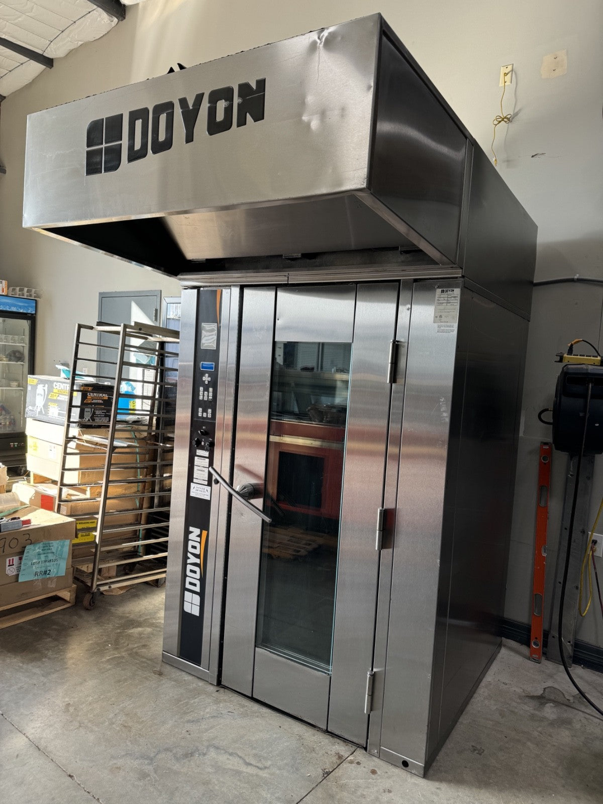 Doyon single rack electric oven 2018 mint conditions 480V 3Phase rotary rack