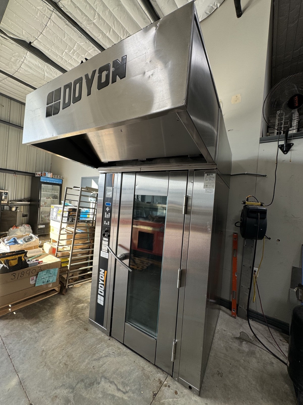 Doyon single rack electric oven 2018 mint conditions 480V 3Phase rotary rack