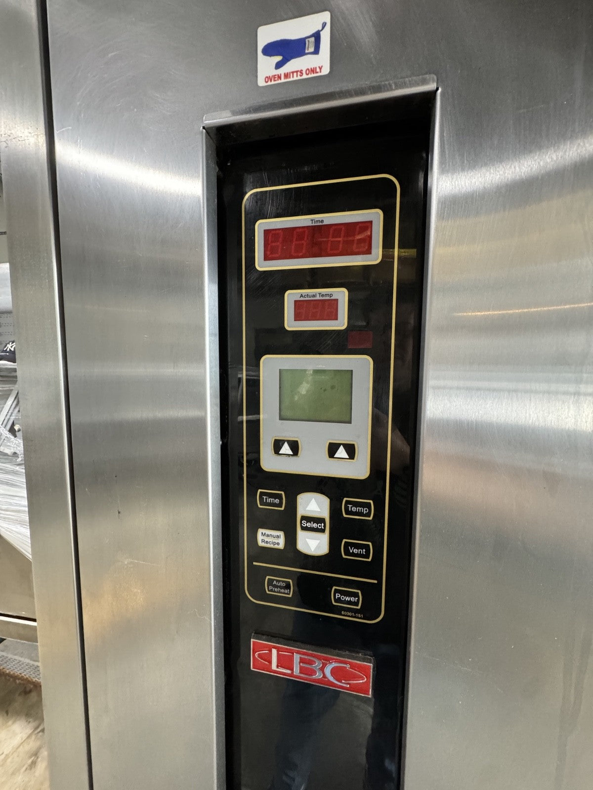 Used LBC LRO-2E Double Rack Electric Rotating Oven – 208V 3 Phase