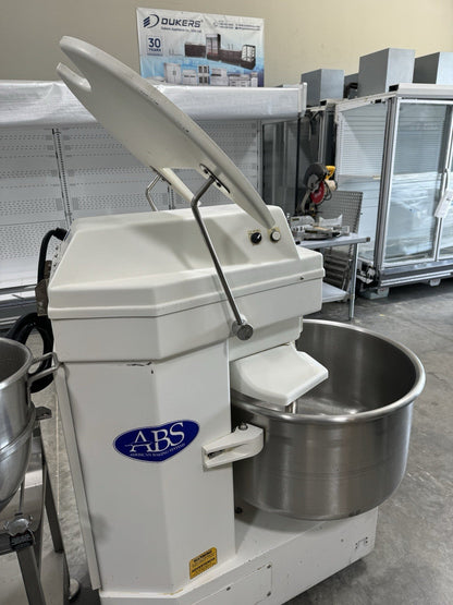 Used ABS Spiral mixer 120kg ABSFBM-120T 208/220 Volt 3 Phase 60 Hz