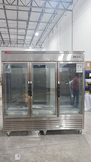 WESTLAKE 82" Commercial Display Refrigerator 72 Cu.Ft 3 Glass Door -Scratch & Dent