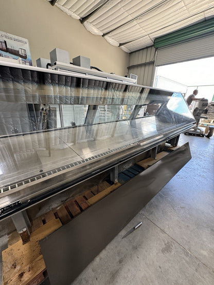 Used Hussmann Meat Case Display / Seafood Case / Deli Case 2016 GRAVITY COIL red meat