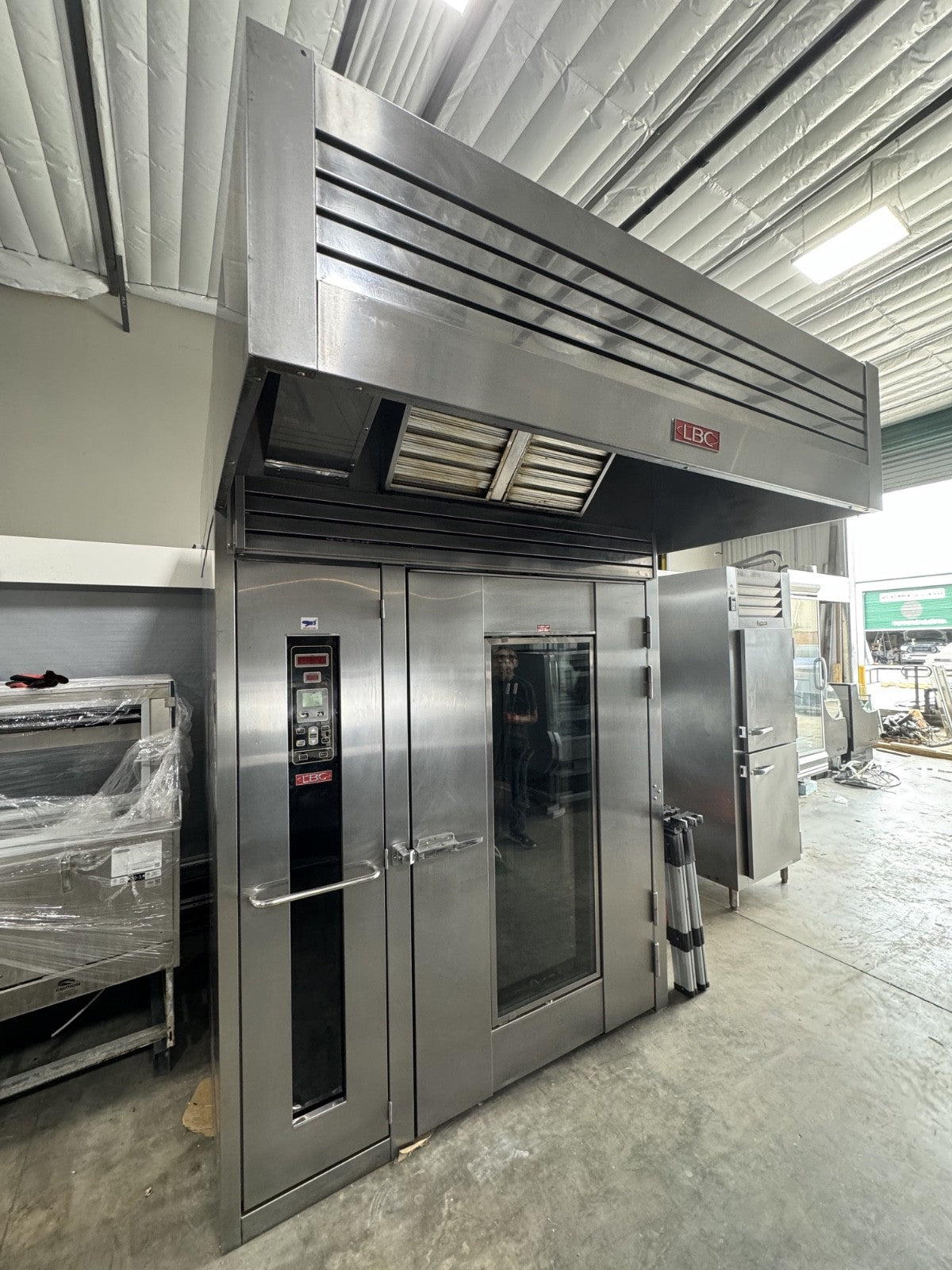 Used LBC LRO-2E Double Rack Electric Rotating Oven – 208V 3 Phase